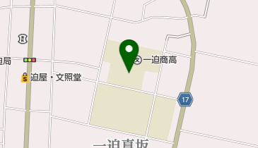 宮城県一迫商業高校の地図画像