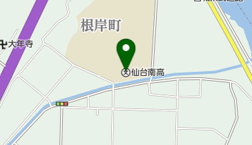 宮城県仙台南高校の地図画像