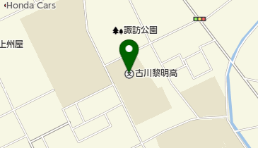 宮城県古川黎明高校の地図画像
