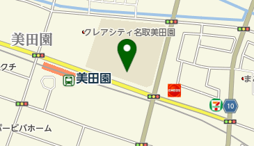 宮城県美田園高校の地図画像