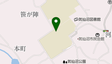 気仙沼市立気仙沼中学校の地図画像