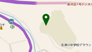 南三陸町立志津川中学校の地図画像