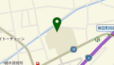 柴田町立槻木中学校の地図画像