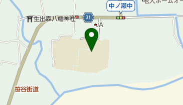仙台市立生出中学校の地図画像