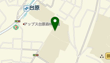 仙台市立台原中学校の地図画像