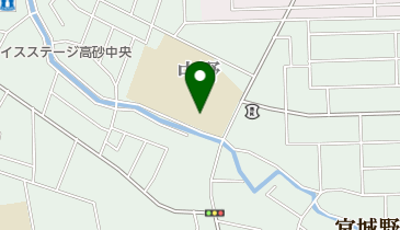 仙台市立中野中学校の地図画像
