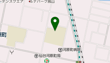 仙台市立八軒中学校の地図画像