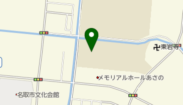 名取市立増田中学校の地図画像