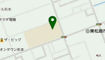 東松島市立矢本第一中学校の地図画像