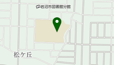 岩沼市立岩沼西小学校の地図画像