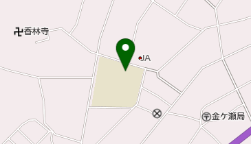 大河原町立金ケ瀬小学校の地図画像