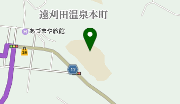 蔵王町立遠刈田小学校の地図画像