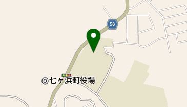 七ヶ浜町立亦楽小学校の地図画像