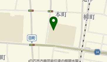 白石市立白石第二小学校の地図画像