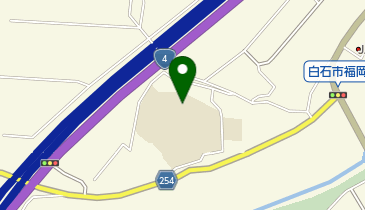 白石市立福岡小学校の地図画像