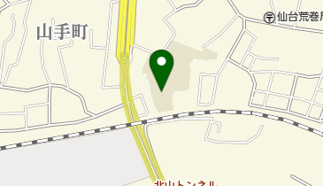 仙台市立荒巻小学校の地図画像