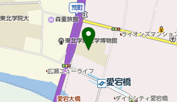 仙台市立荒町小学校の地図画像