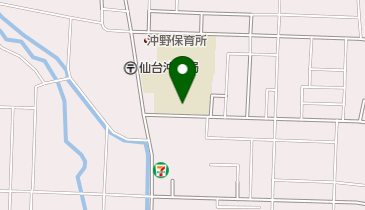 仙台市立沖野小学校の地図画像