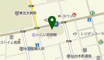 仙台市立木町通小学校の地図画像