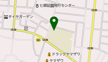 仙台市立七郷小学校の地図画像