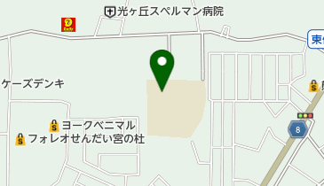 仙台市立東仙台小学校の地図画像
