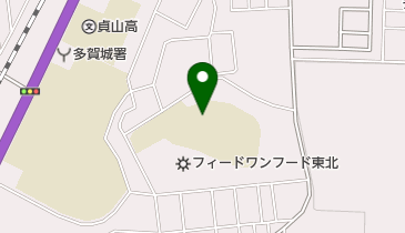 多賀城市立天真小学校の地図画像