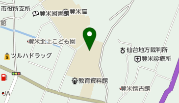 登米市立登米小学校の地図画像