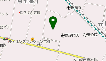 天苗幼稚園の地図画像