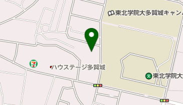 東北学院幼稚園の地図画像