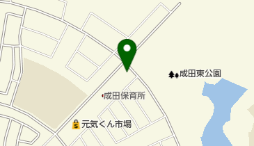 成田中央幼稚園の地図画像