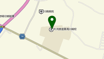 宮城県立支援学校岩沼高等学園川崎キャンパスの地図画像