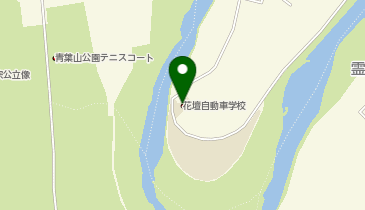 花壇自動車学校の地図画像