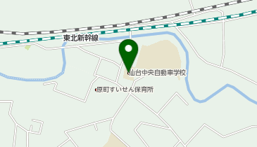 仙台中央自動車学校の地図画像