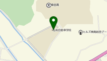 仙南自動車学院の地図画像