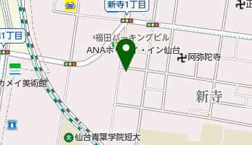 専門学校日本デザイナー芸術学院仙台校の地図画像