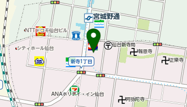 仙台医健・スポーツ専門学校第1校舎の地図画像