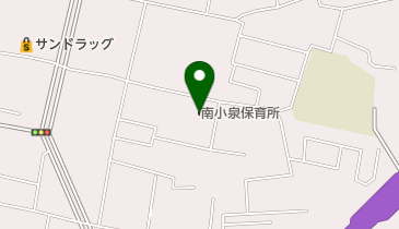 仙台市南小泉保育所の地図画像