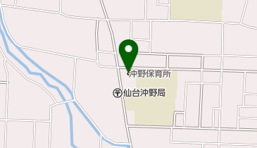 仙台市沖野保育所の地図画像