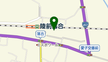 仙台市落合保育所の地図画像