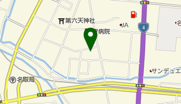 名取市増田保育所の地図画像