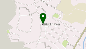 笠神認定こども園の地図画像