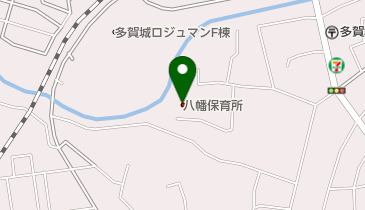 多賀城市八幡保育所の地図画像