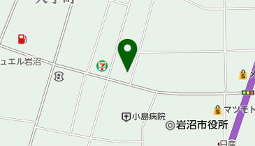 岩沼保育園の地図画像