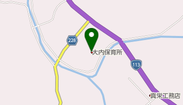 大内保育所の地図画像