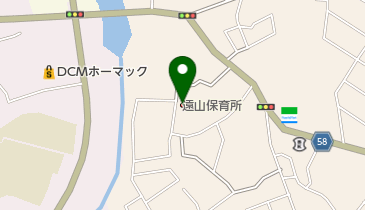 七ヶ浜町立遠山保育所の地図画像