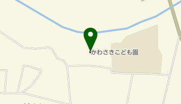 川崎町立かわさきこども園の地図画像