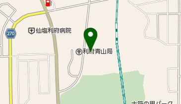 青山すぎのここども園の地図画像