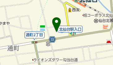 ミッキー北仙台こども園の地図画像