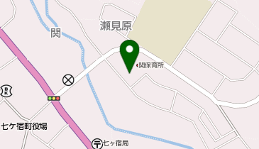 七ヶ宿町関保育所の地図画像