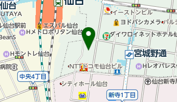 駿台予備学校仙台校の地図画像